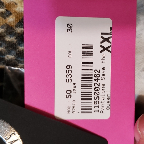 STQ golden snakeskin print trousers - Picture 9 of 14